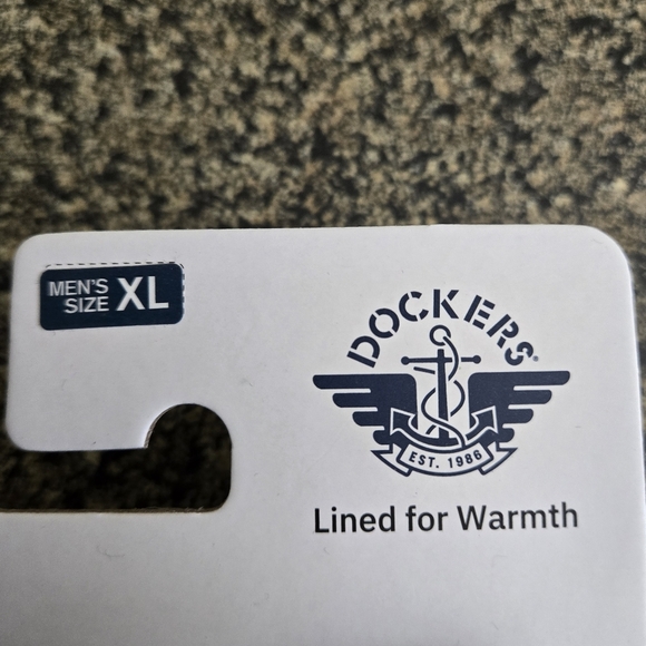 DOCKERS Levi Men's XL Black Fabric Gloves With Smartphone Touchscreen Capability - Picture 5 of 11